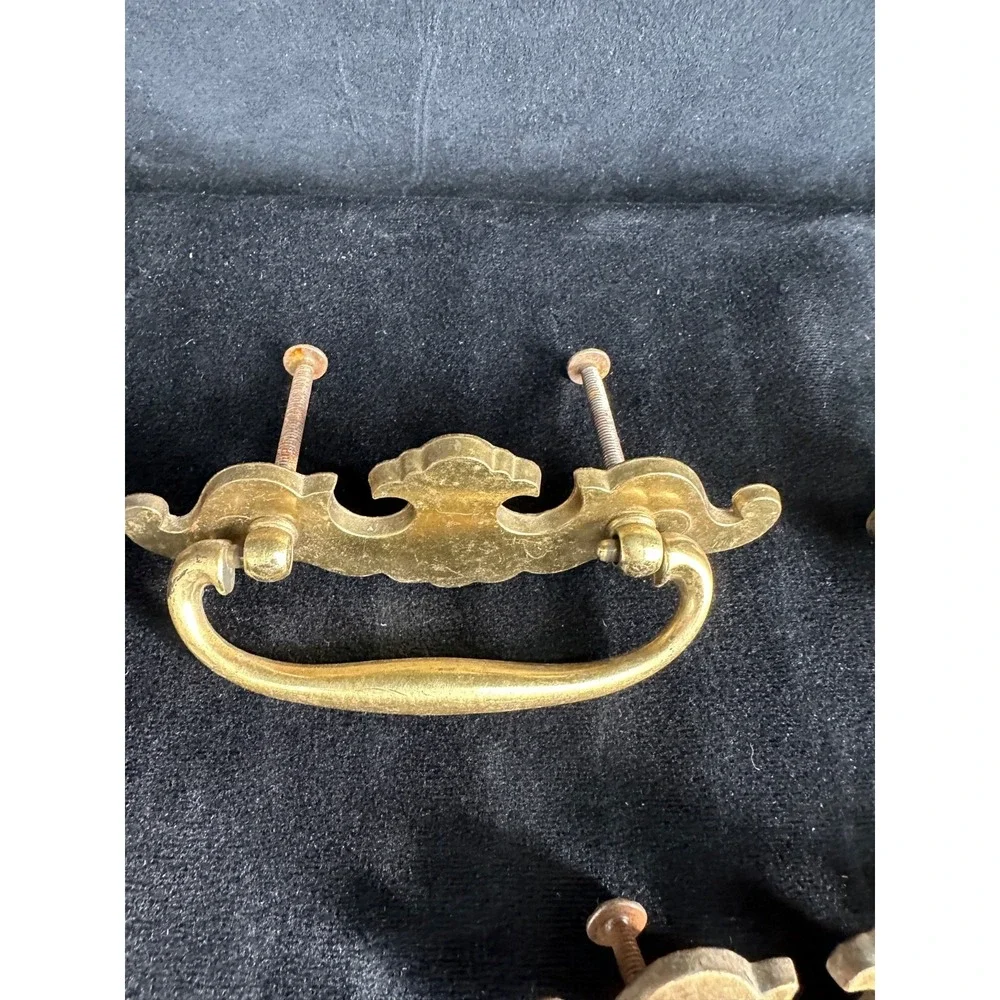Vintage Hardware Chippendale Bail Drawer Pulls Set of 3 Pulls 4.5